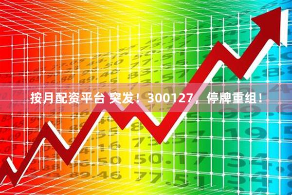 按月配资平台 突发！300127，停牌重组！